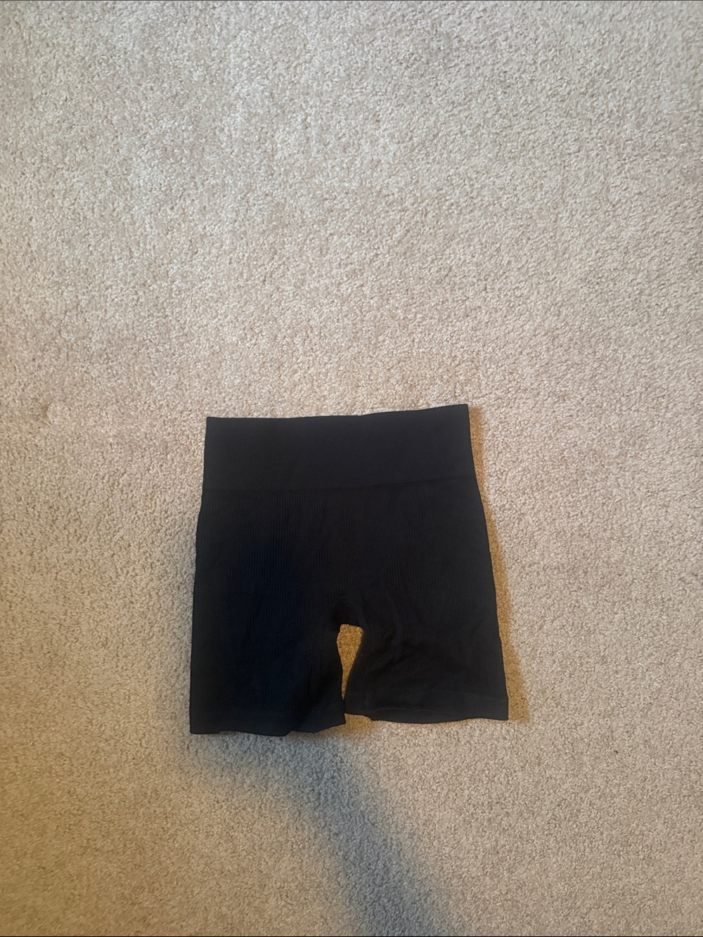 Black High-Waist Seamless Women’s Bike Shorts